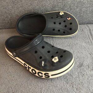 Crocs Bayaband Summer Clog Women's Size 8 Mickey Jibbitz